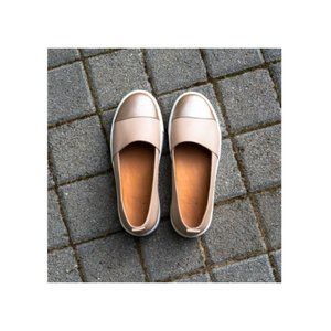 Women's Tan Slip-On Sneakers